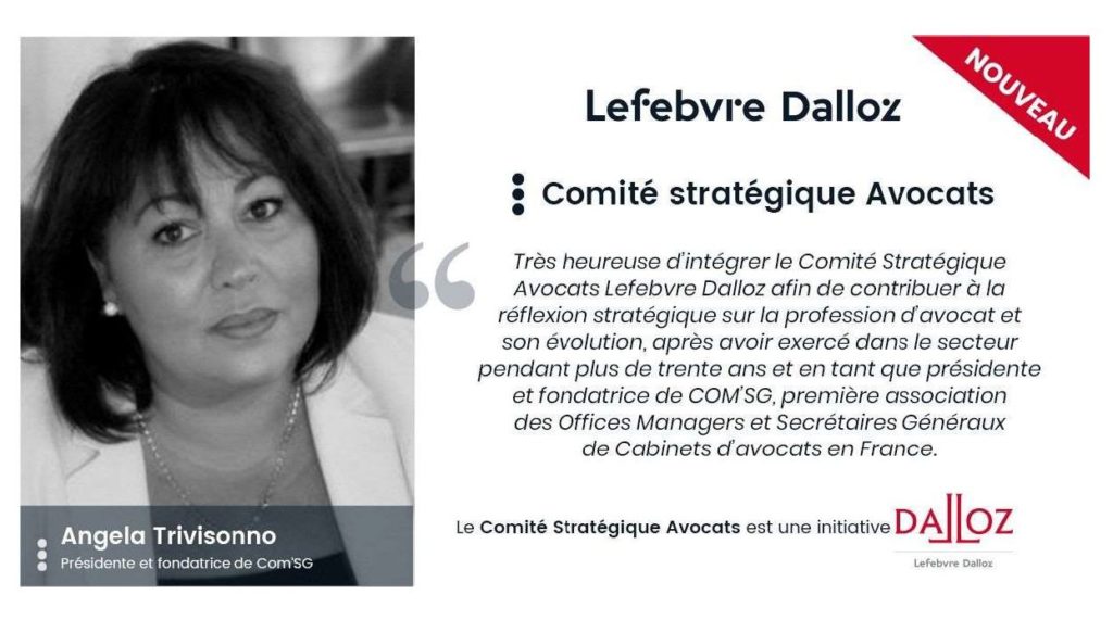 Angela Trivisonno- Comité stratégique organisé par Dalloz